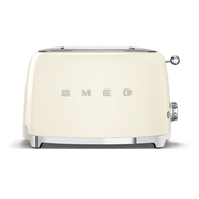 Smeg Tostadora de 2 rebanadas, crema image 0