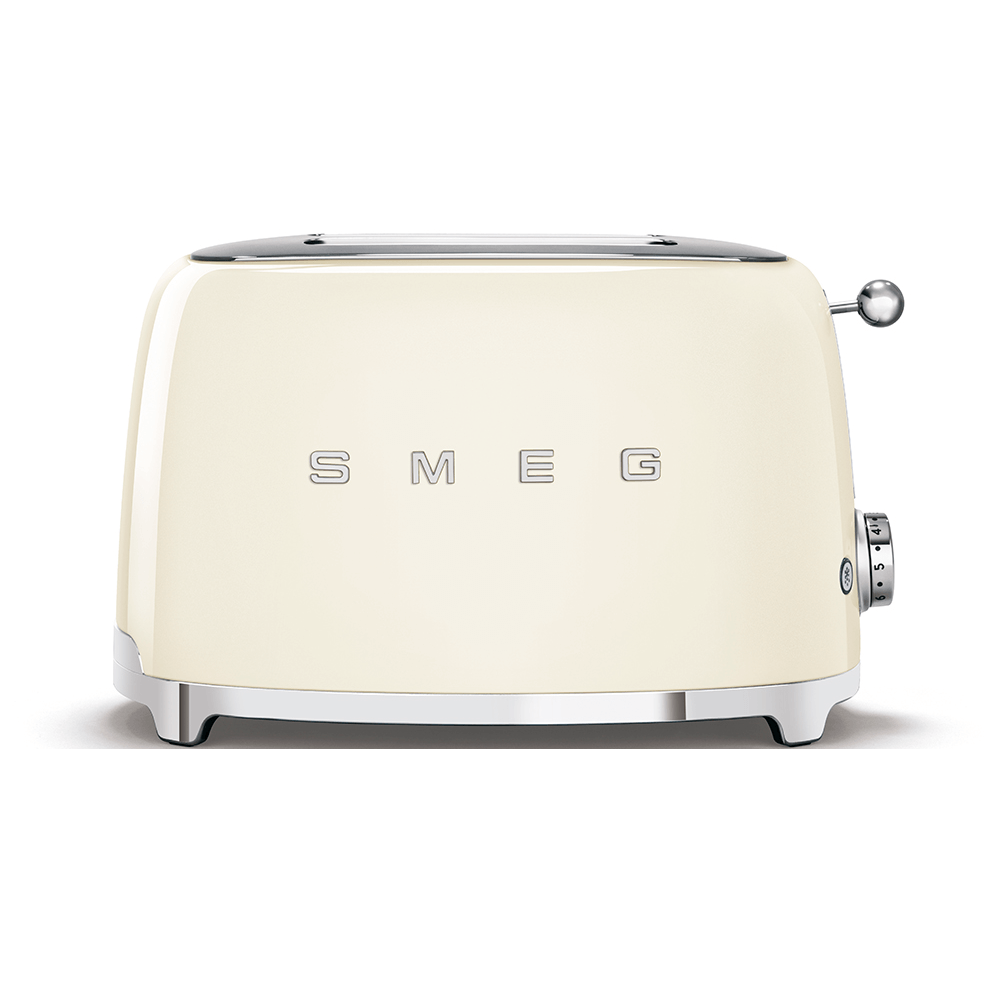 Smeg Tostadora de 2 rebanadas, crema image 0