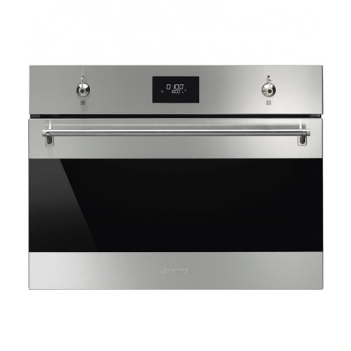 Smeg - Horno microondas compacto inox multifunción clasica Ever Clean image 0