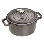 Staub La Cocotte 22 Cm Round Cast Iron Cocotte Graphite-Grey, 2.6L / 2.75Qt image 0