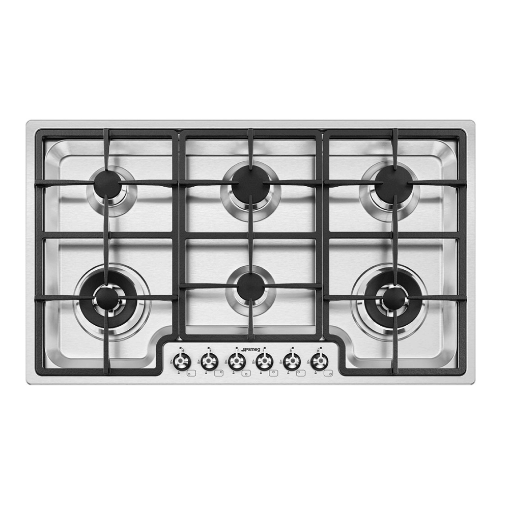 Estufa de Tope de 36" Smeg a Gas; Serie Clásica 6 Hornillas image 0