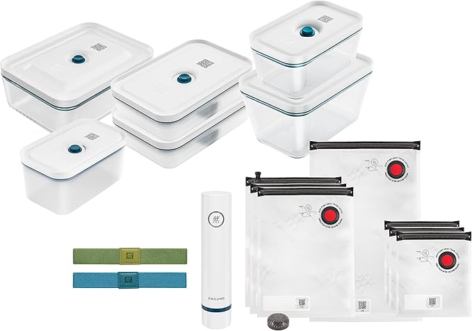 Vacuum starter set, borosilicate glass / M/L | 16-pcs | la-mer | La Mer Line | EU image 0