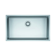 Franke - Fregadero montado en la parte superior Rectangular Acero inoxidable image 0