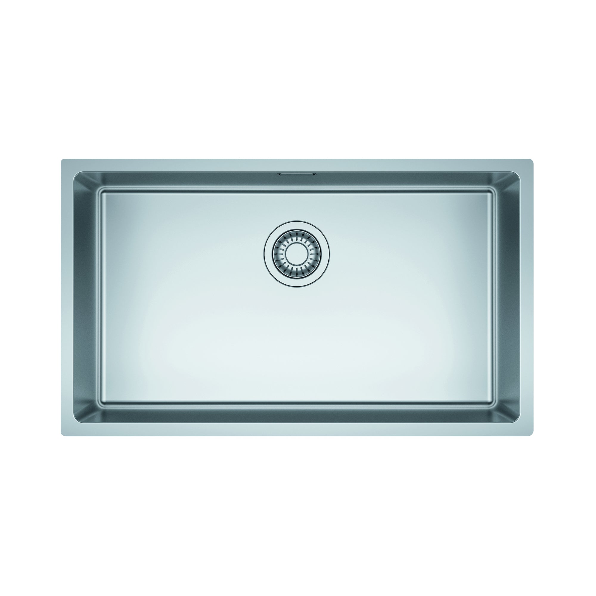 Franke - Fregadero montado en la parte superior Rectangular Acero inoxidable image 0
