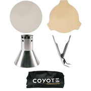 Accessory Bundle Coyote -  Incluye piedra para pizza, Deflector de calor pollo Throne, Grid Pinzas y Cover image 0