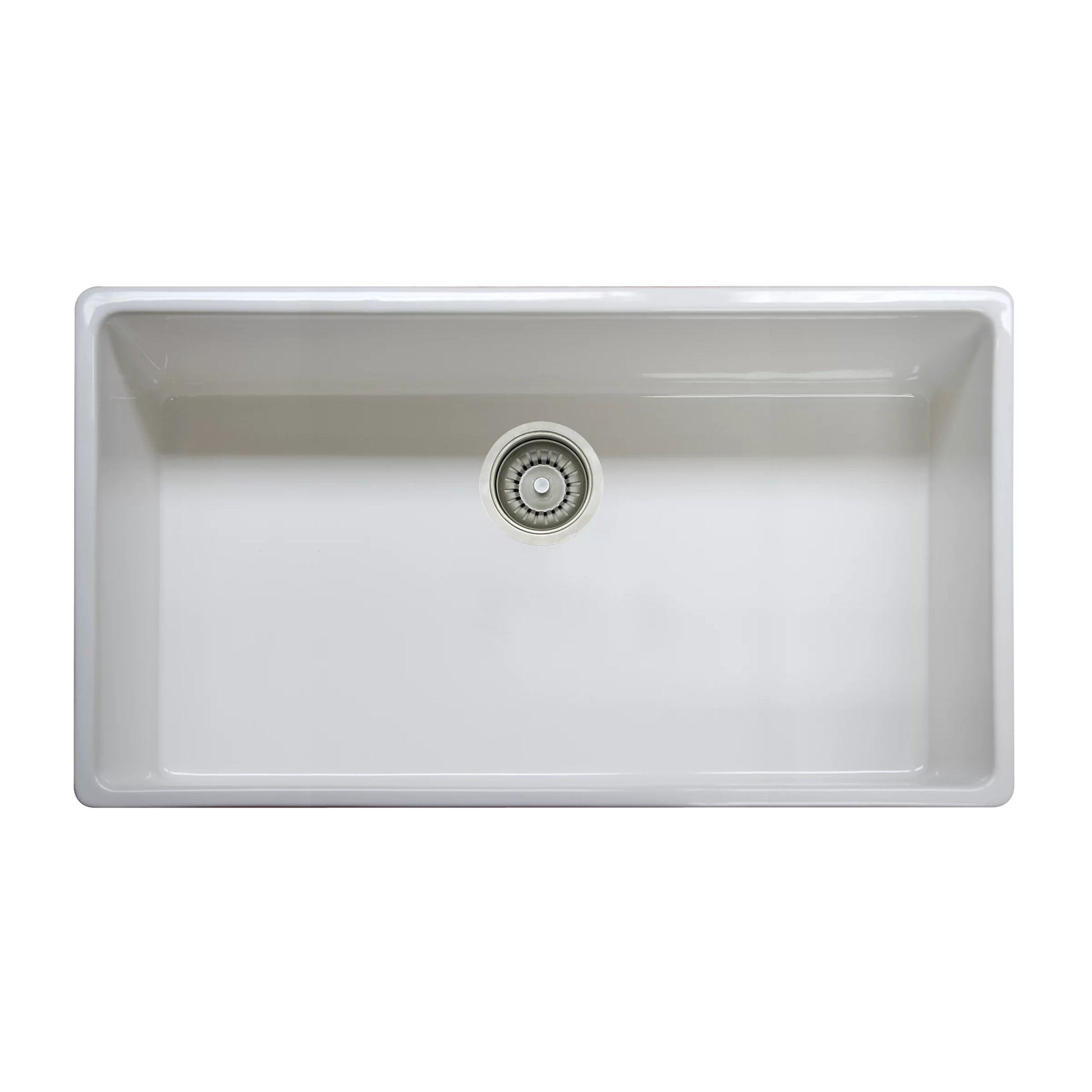 Franke - Fregadero Farm House FHK710-36WH Fireclay Blanco image 0