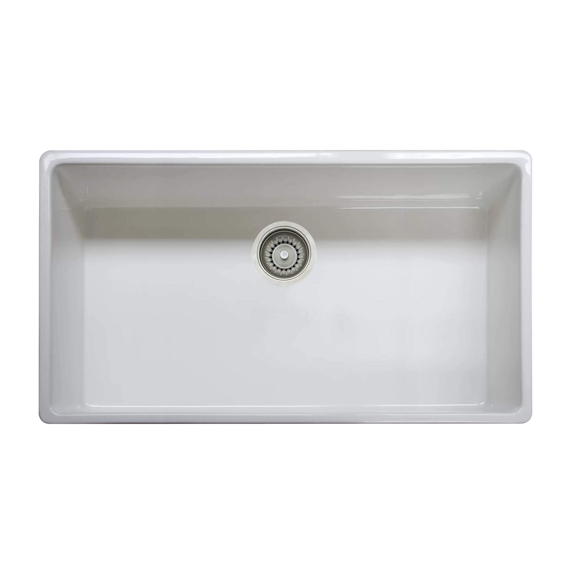 Franke - Fregadero Farm House FHK710-36WH Fireclay Blanco image 0