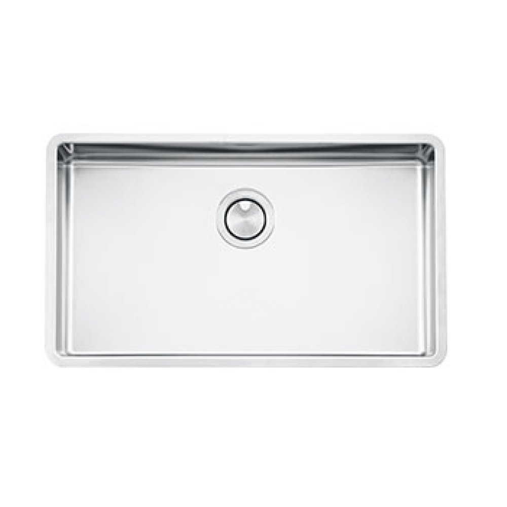 Smeg - Fregadero una boca acero 71cm bajo mesón image 0