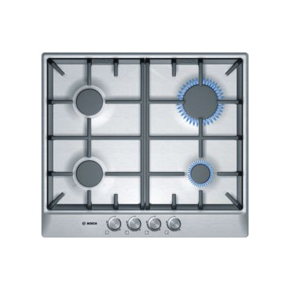 BOSCH - Estufa tope de gas 24", 4 quemadores en acero inoxidable - LPG Gas image 0
