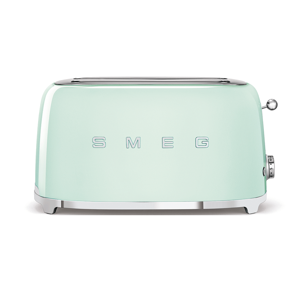 Smeg Tostadora de 4 rebanadas, verde pastel image 0
