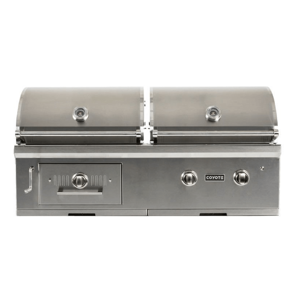 Parrilla Coyote de Carbón y Gas de 50" ; Ahumador image 0
