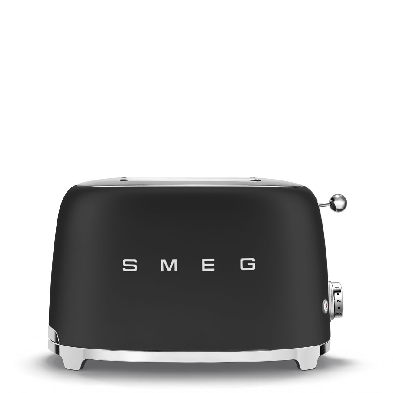 Smeg - Tostadora de dos rebanadas, negro matte image 0