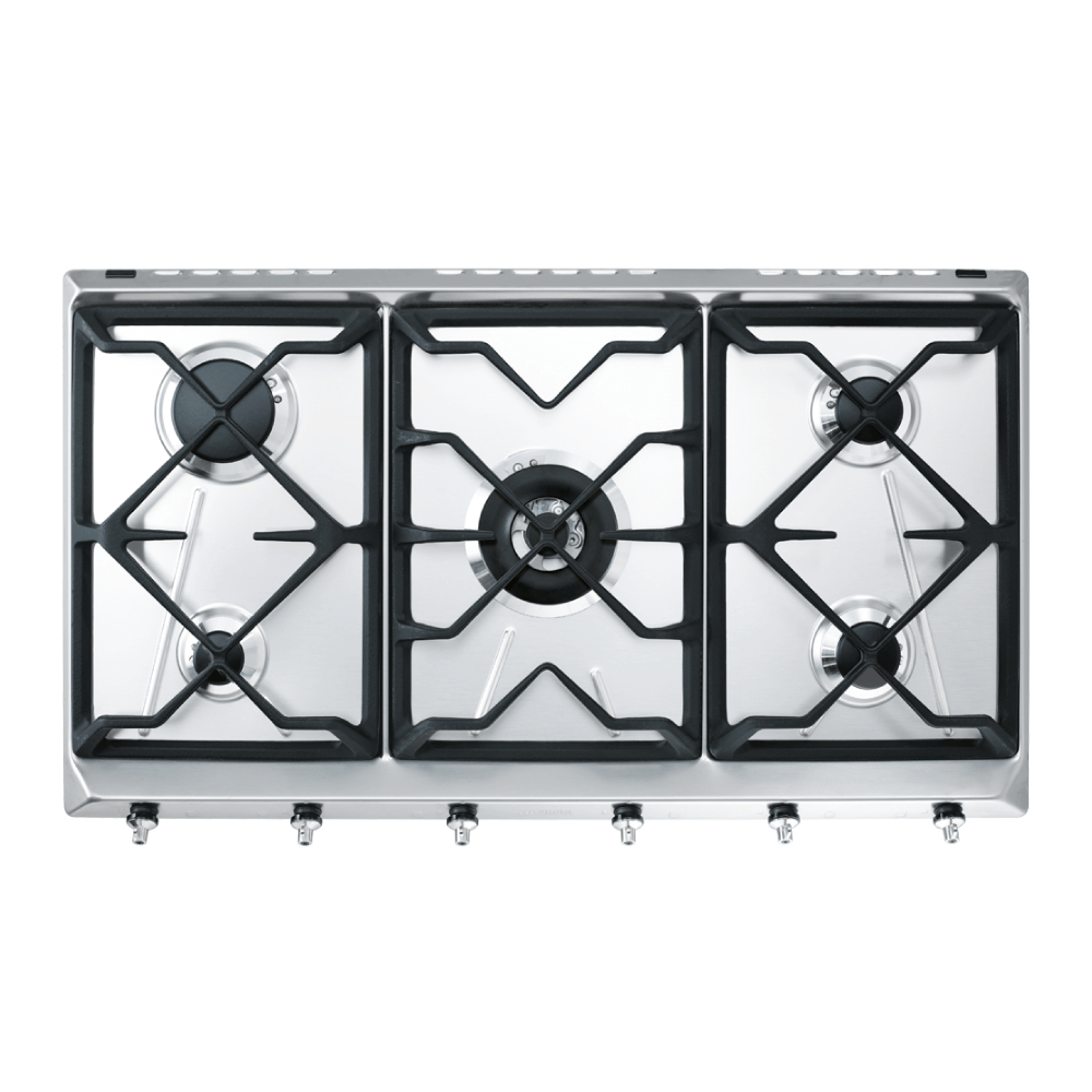 Estufa de Tope de 36" Smeg a Gas; Bellini Studio (110 V); 5 Hornillas image 0