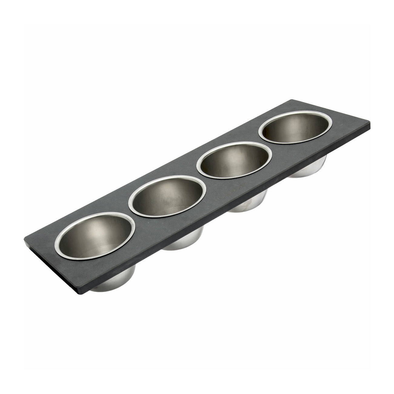 The Galley - Tabla de guarniciones 6" x 18" con cuatro 4" bowls image 0