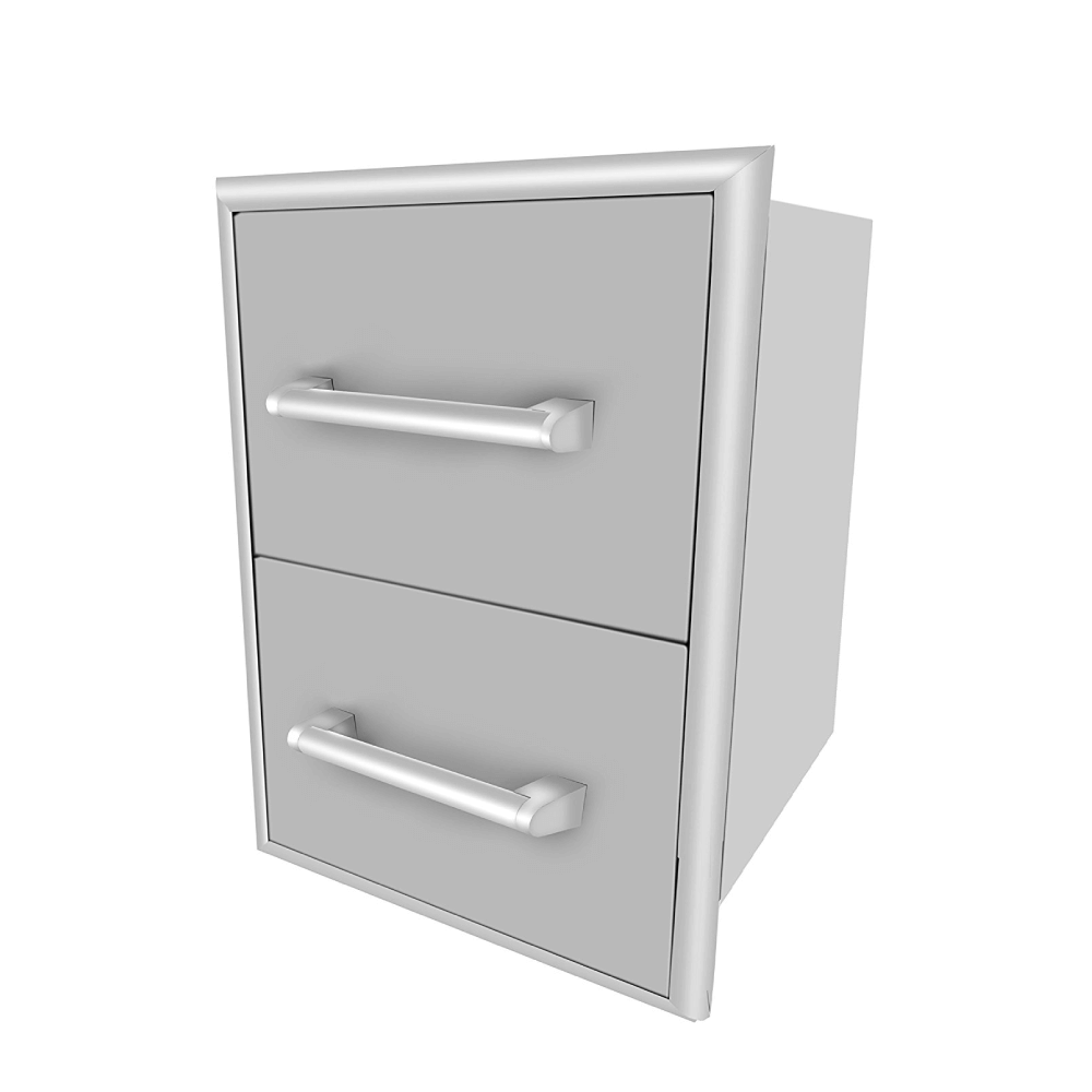 Módulo Coyote de 16" de 2 Gavetas; Acero image 0