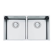Smeg - Fregadero bajotope de 80cm; Serie Mira; 2 bocas image 0