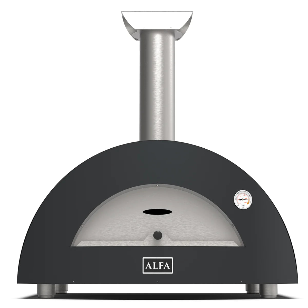 Alfa - Moderno 3 Pizze Oven - Gas/Hybrid - Ardesia Grey image 0