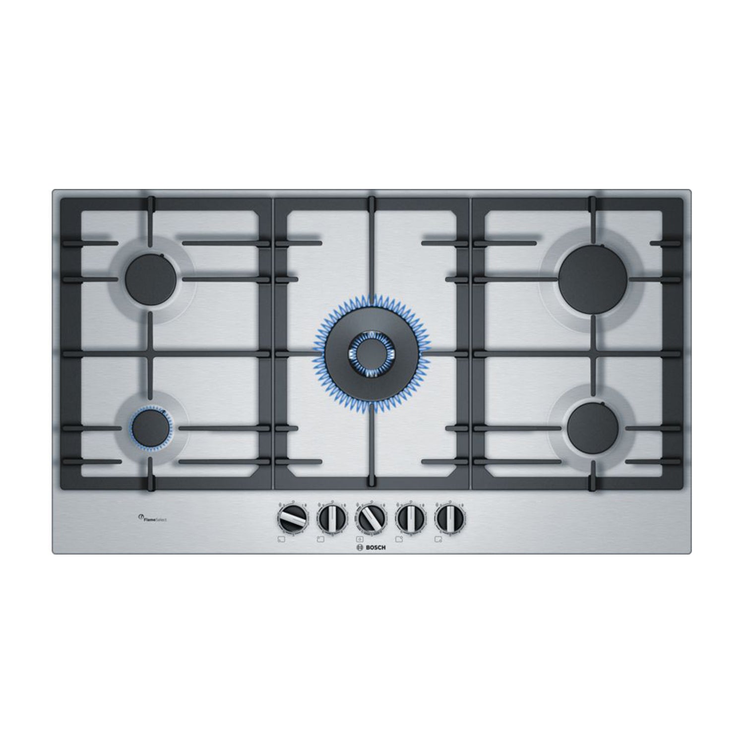 BOSCH - Estufa tope de gas 90cm Serie 6 Gas; 5 quemadores; 220-240V-50/60Hz image 0