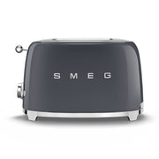 Smeg Tostadora de 2 rebanadas, gris oscuro image 0