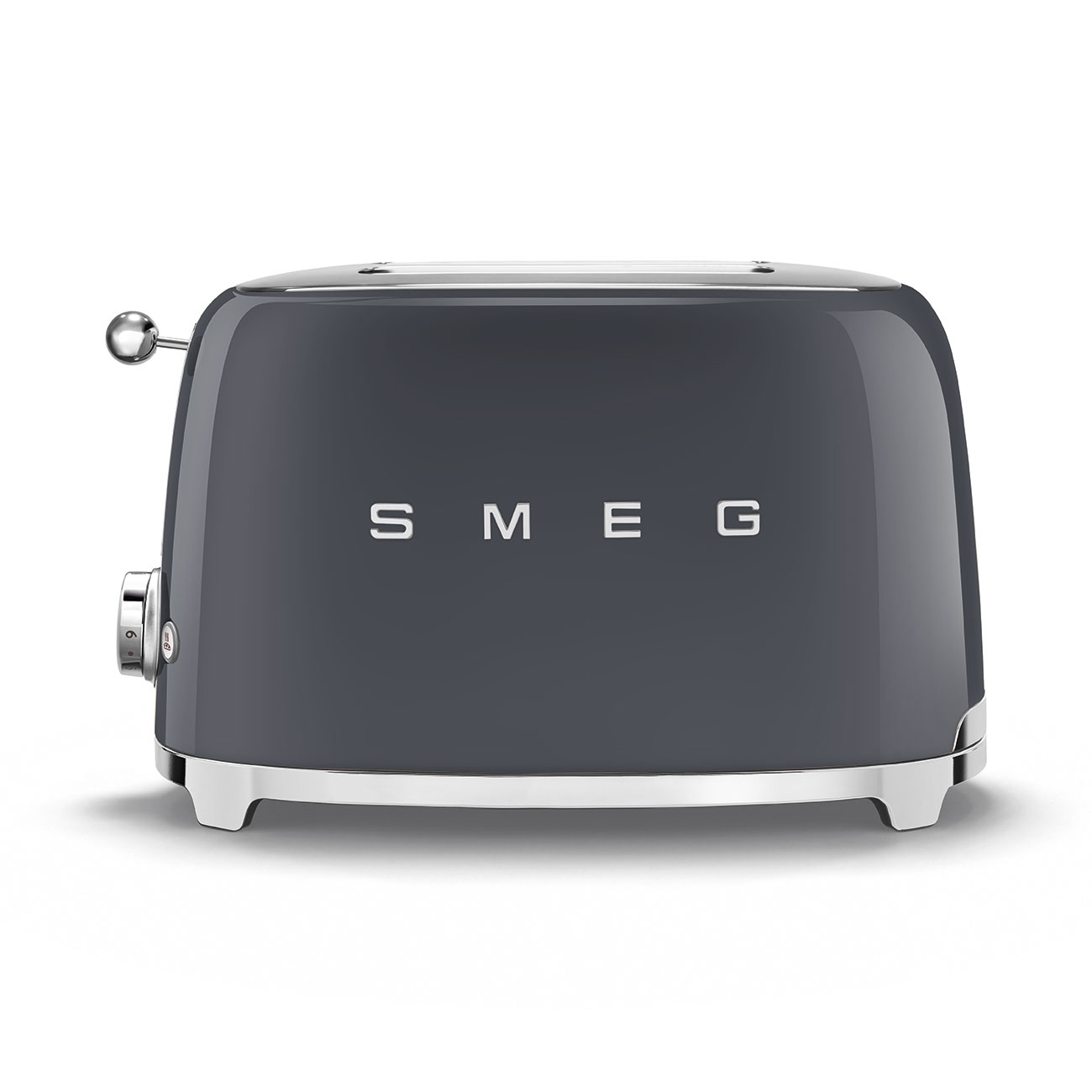 Smeg Tostadora de 2 rebanadas, gris oscuro image 0