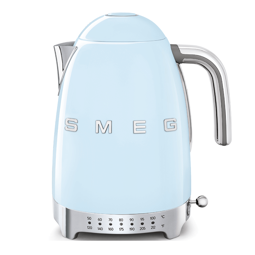 Smeg Tetera de temperatura variable, azul pastel image 0