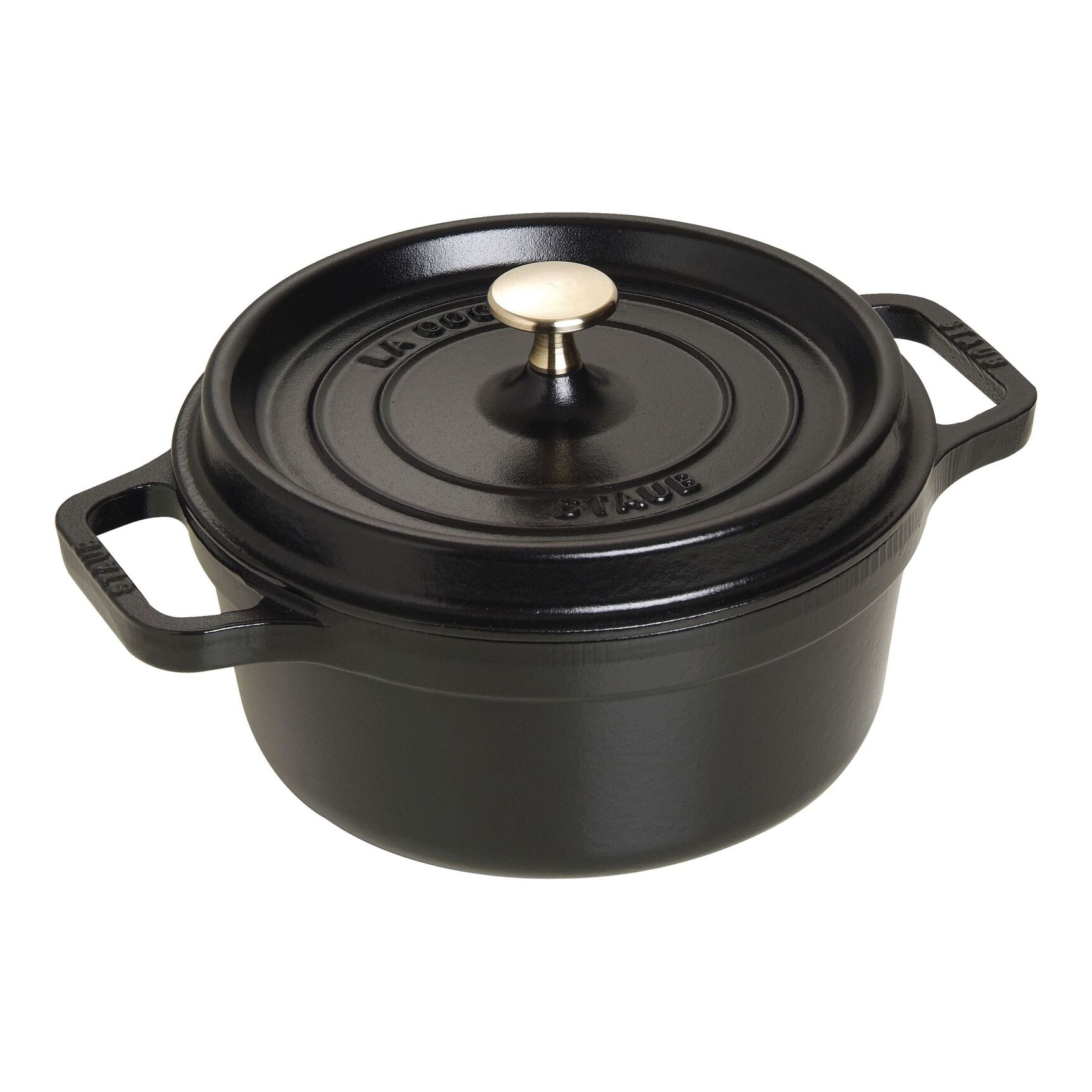 Staub La Cocotte 22 Cm Round Cast Iron Cocotte Black, 2.6L / 2.75Qt image 0
