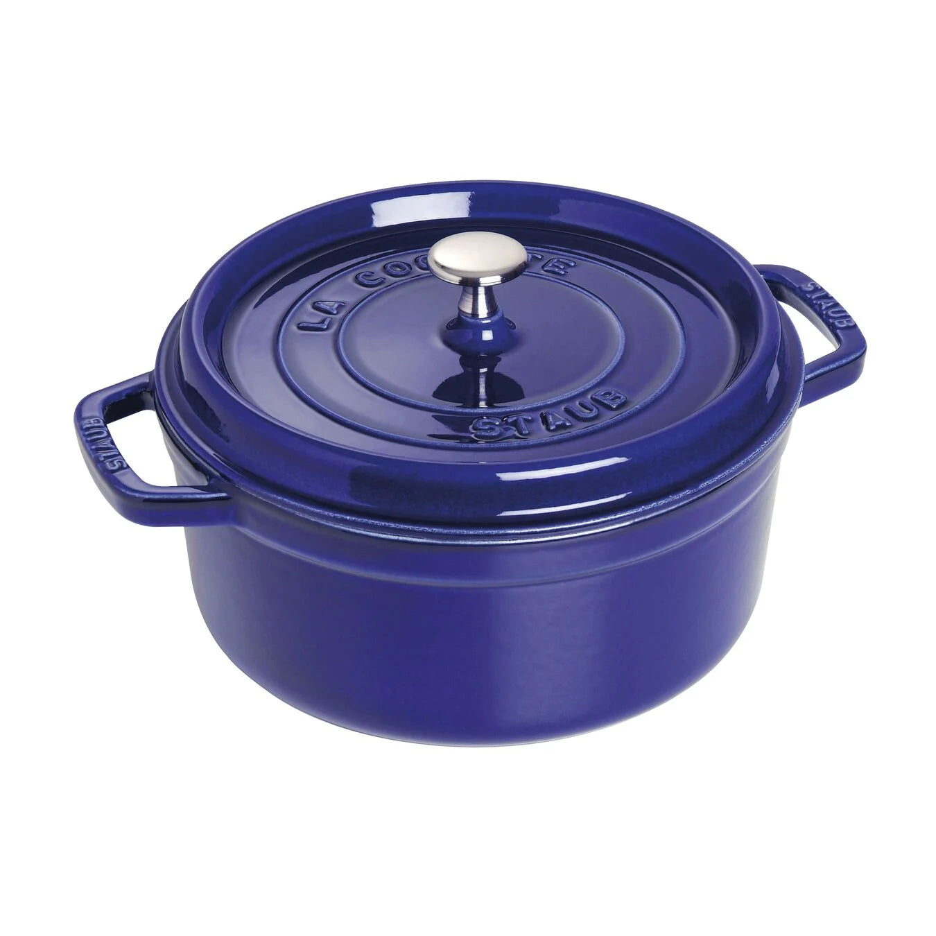 Staub Olla Redonda 22 cm Azul oscuro image 0