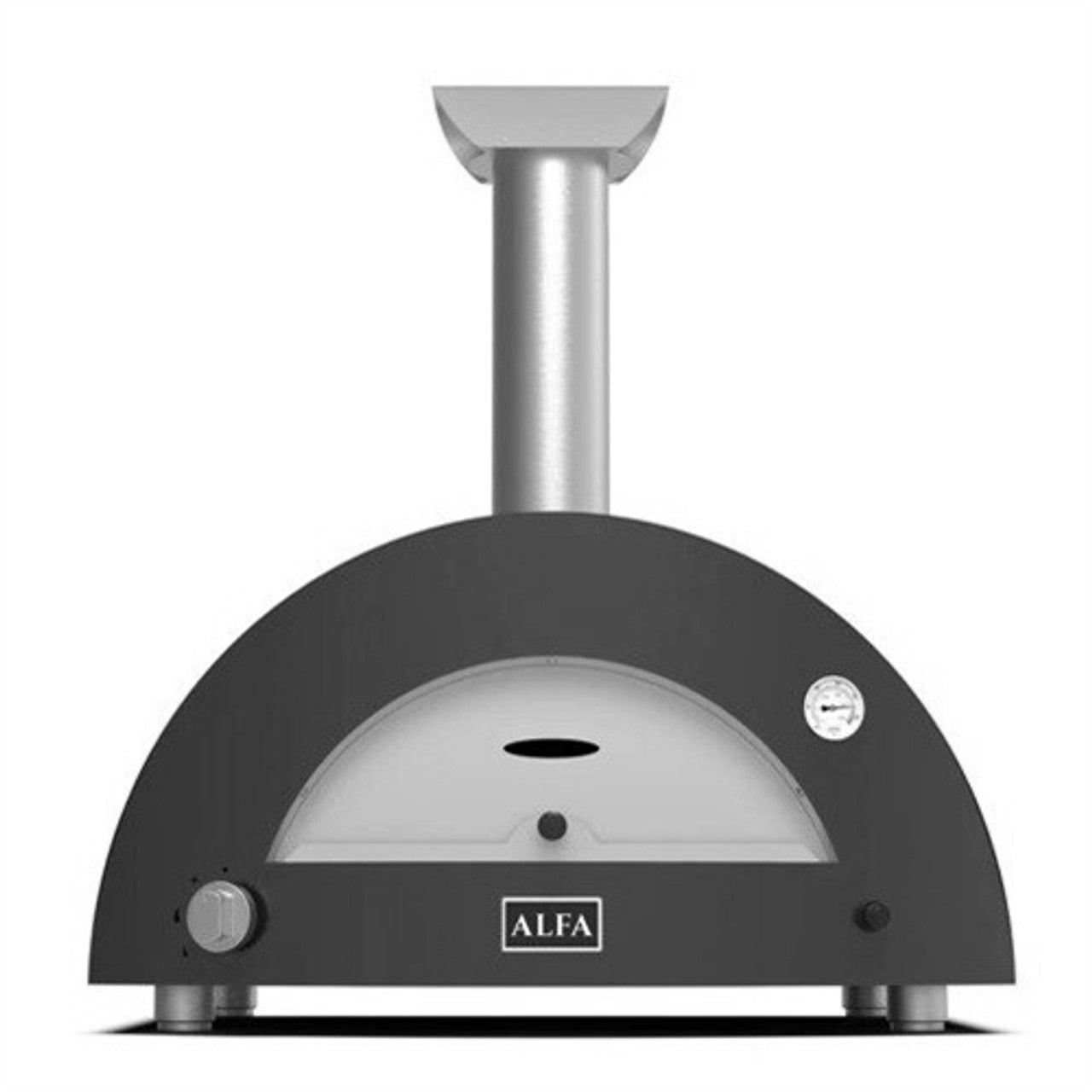Alfa - Moderno 2 Pizze Oven - Gas/Hybrid - Ardesia Grey image 0