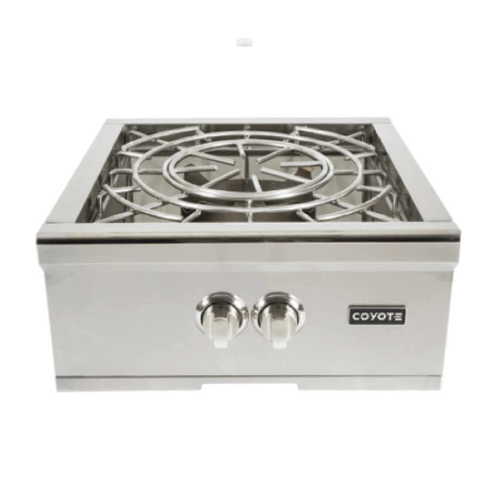 Hornillón Coyote de 24" para Empotrar; Quemador doble válvula; Acero; 60,000 BTU Total image 0