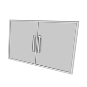 Puertas Dobles Coyote de 39"; Acero image 0