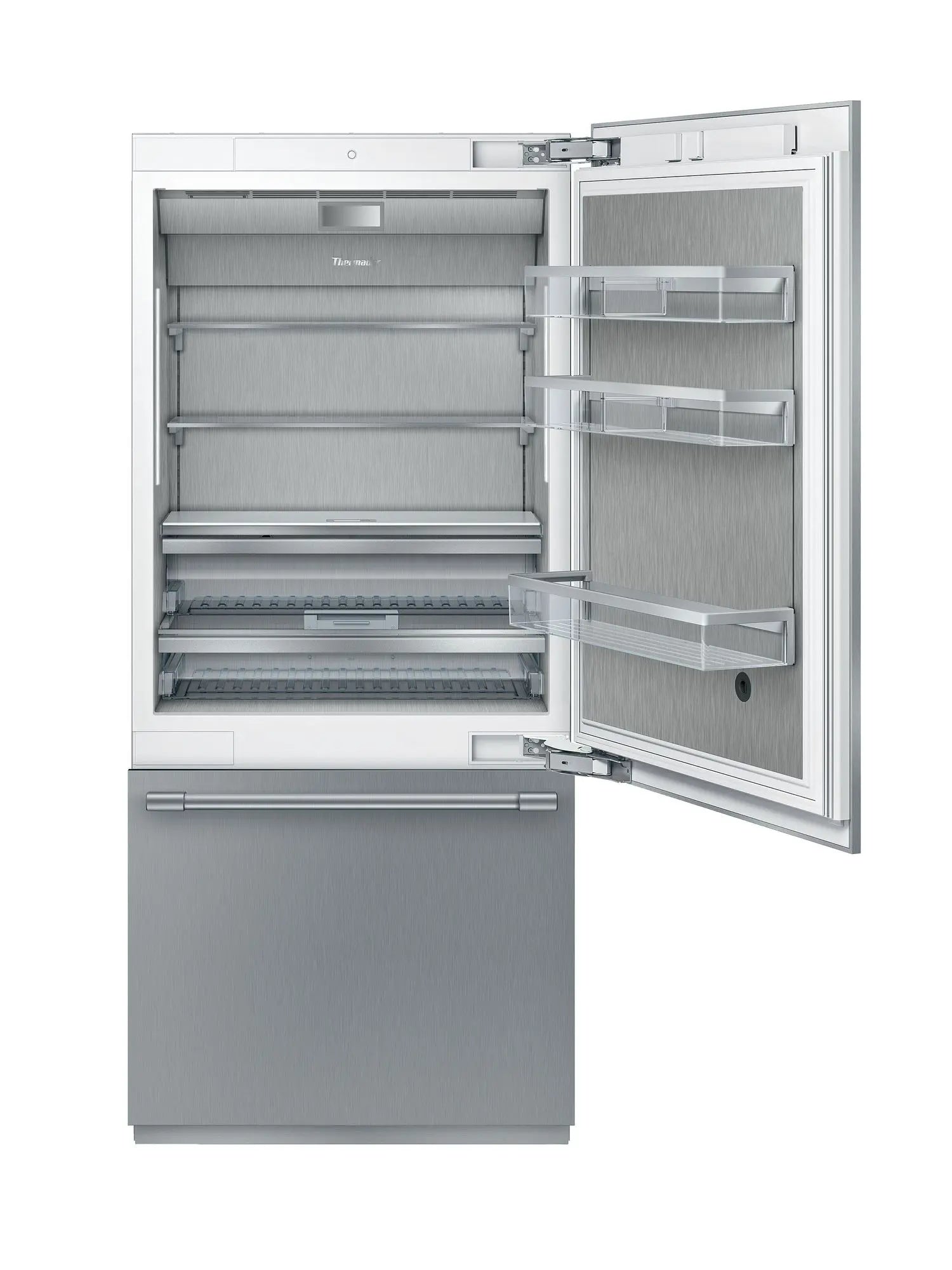 Bottom mount freezer de dos puertas incorporado 36'' profesional Acero inoxidable image 0