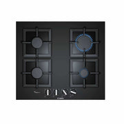 Bosch 24"  60cm Gas Cooktop, 4 burners, FlameSelect, Black Glass - 220-240V - 50-60 Hz image 0