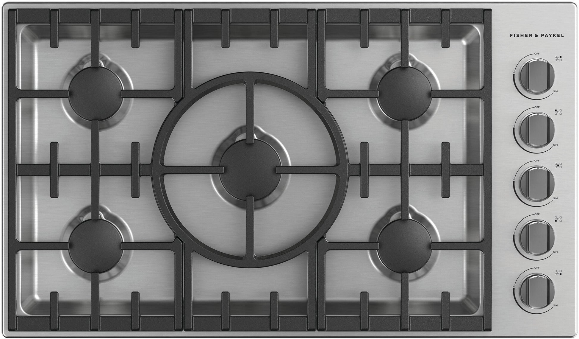 Fisher & Paykel - Estufa tope de gas, 36", LPG image 0