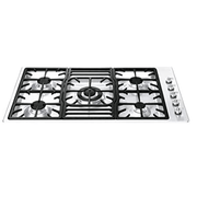 Estufa de Tope de 36" Smeg a Gas; Serie Canali 5 Hornillas image 0